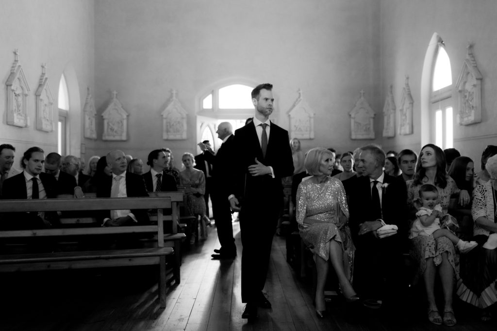 guests inside chapel at The Convent Daylesford